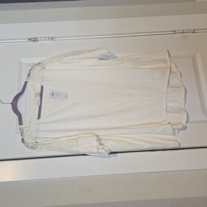 Chicos lace accent top